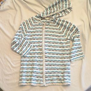 J Jill size M zip up sweater